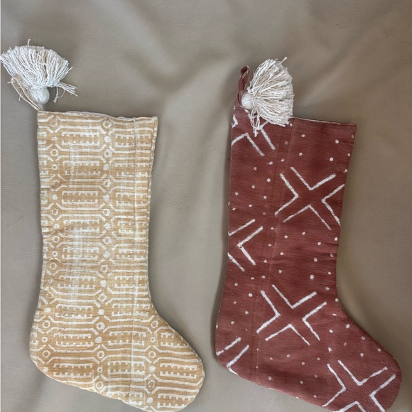 Lulu and Georgia Tan and Brown Holiday Stocking Set - Picture 3 of 3